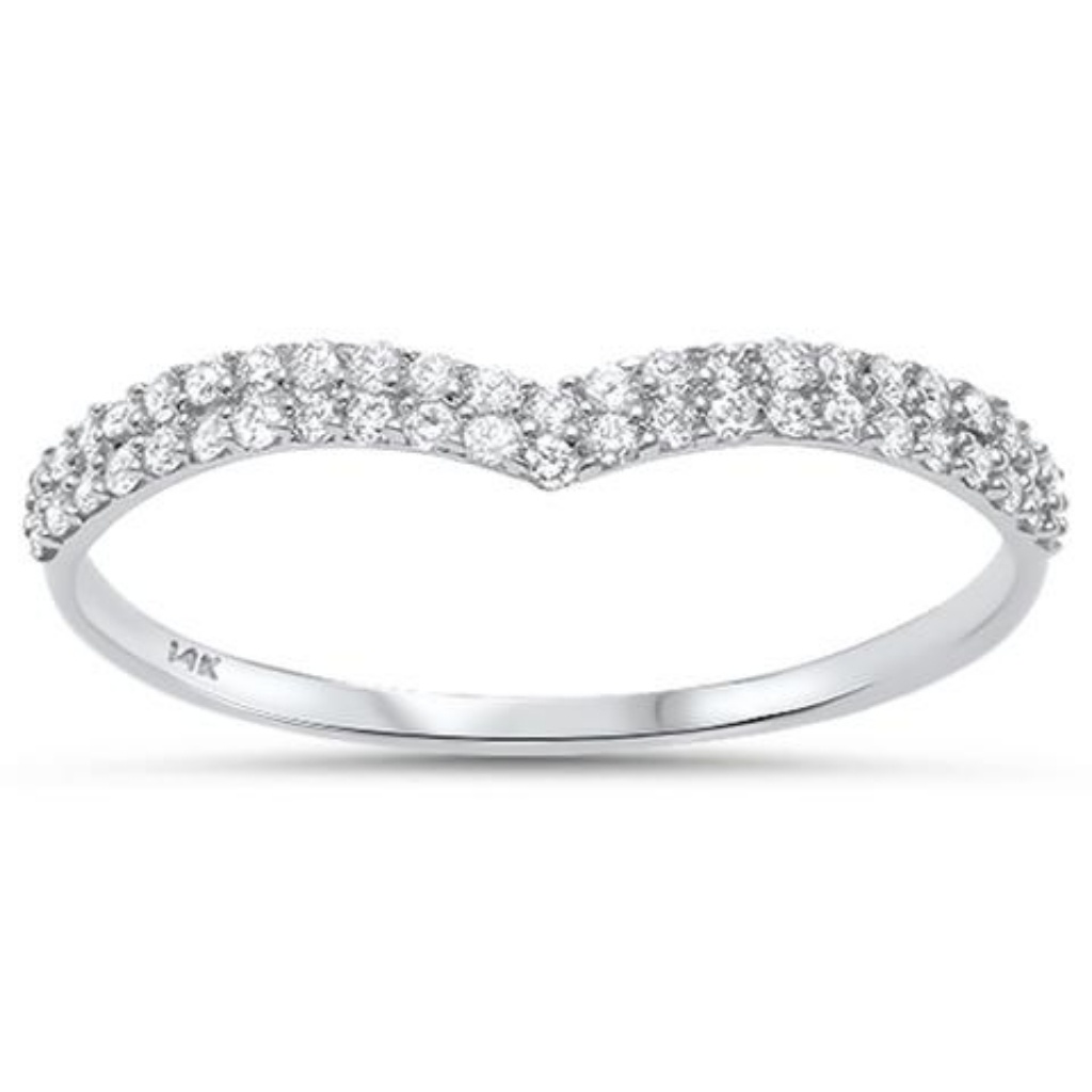 White Gold Diamond Band